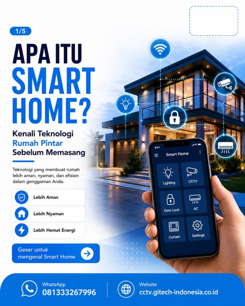ilustrasi smart home.
