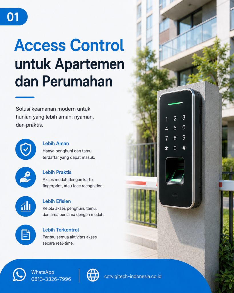 Access control untuk apartemen dan perumahan