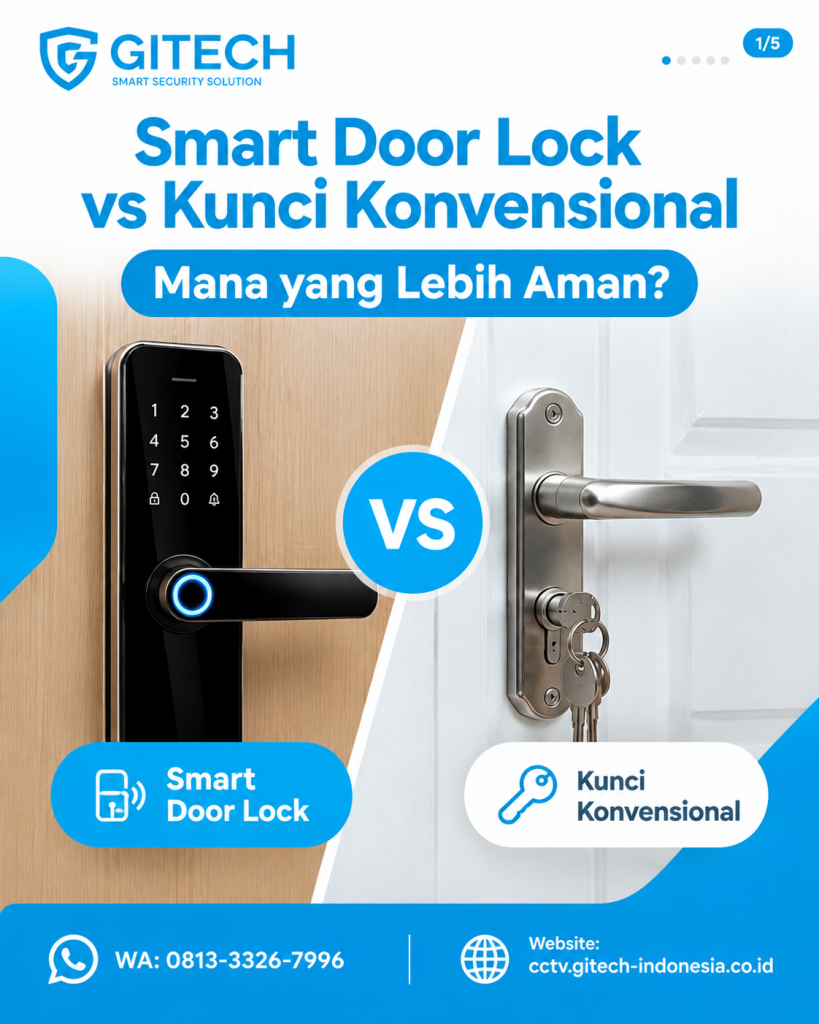 Smart Door Lock vs Kunci Konvensional